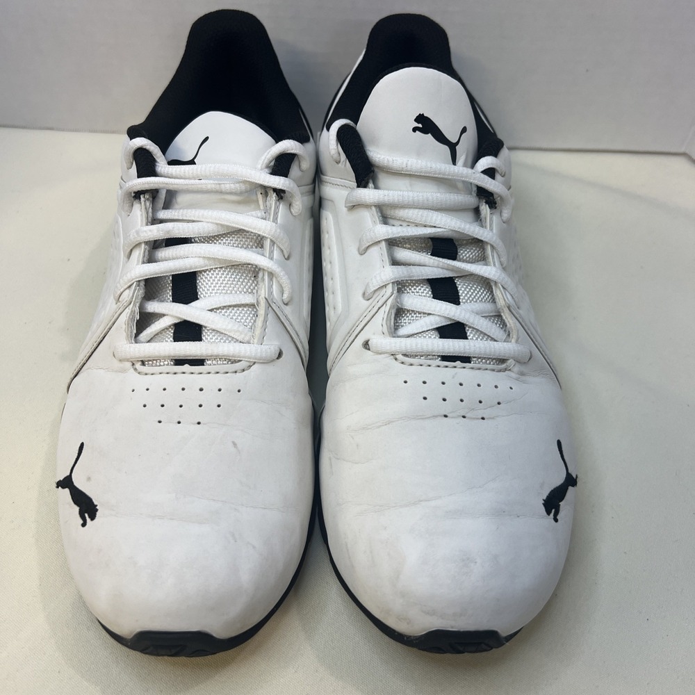 Puma Mens Viz Runner White & Black Men's size 7 194162-01